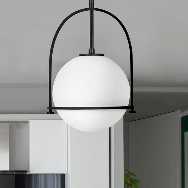 Quintiesse QN-SOMERSET-P-O-BK - Pendul pe tijă SOMERSET, 1xE27/60W/230V, negru