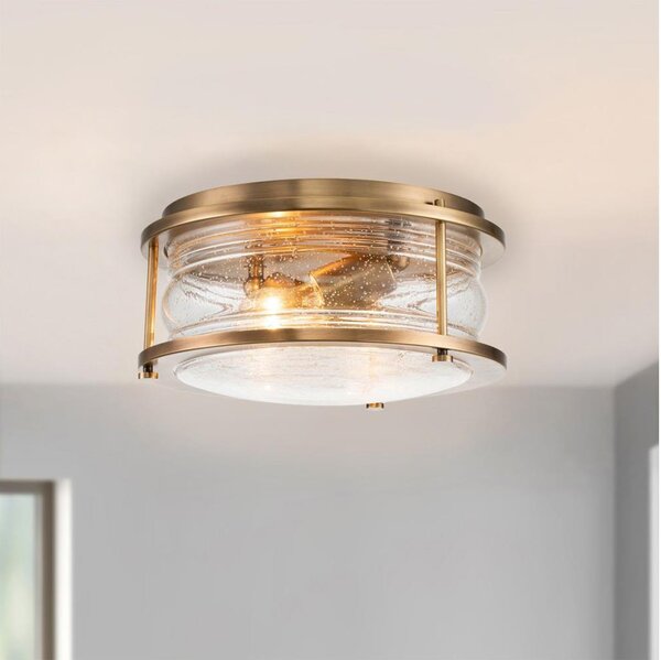 Quintiesse QN-ASHLANDBAY-F-NBR-BATH - Plafonieră de baie ASHLAND 2xE27/60W/230V IP44