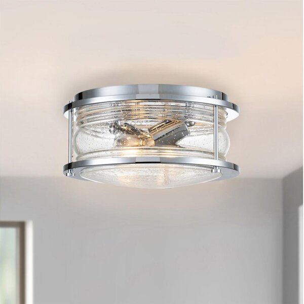 Quintiesse QN-ASHLANDBAY-F-PC-BATH - Plafonieră pentru baie ASHLAND 2xE27/60W/230V IP44