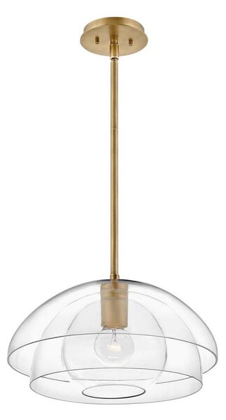 Quintiesse QN-LOTUS-P-HBR - Pendul pe tijă LOTUS, 1x E27/60W/230V, auriu