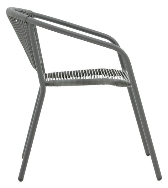 Set dining Watson-Lindaria, Pako World, Antracit, 60x60x70 cm