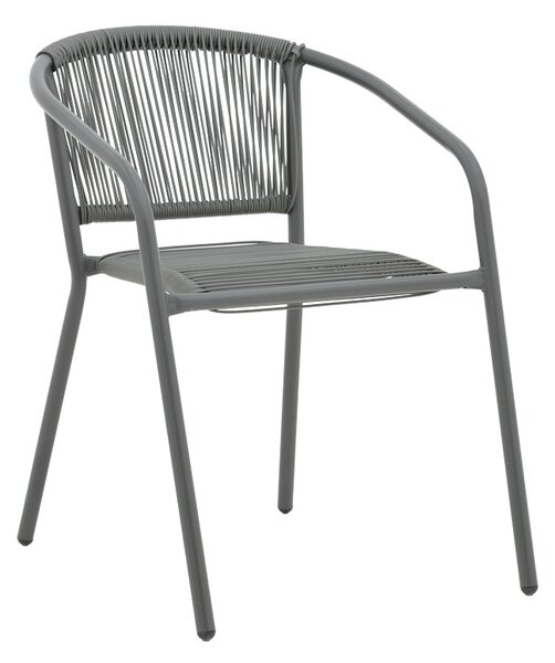 Set dining Watson-Lindaria, Pako World, Antracit, 60x60x70 cm