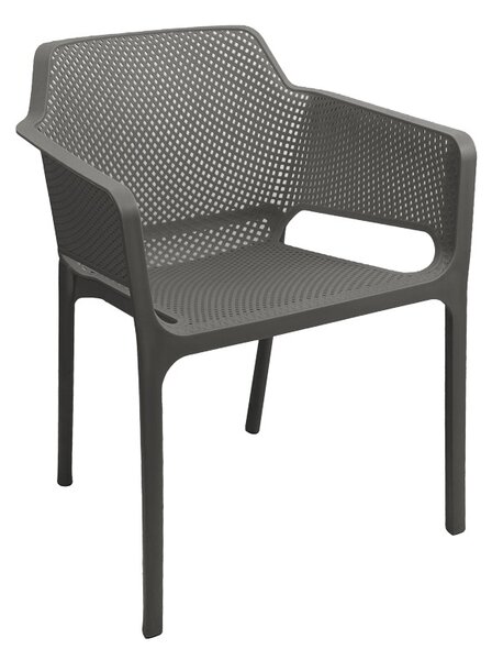 Fotoliu de Gradina Model Oviez, Antracit, 59x58x79 cm