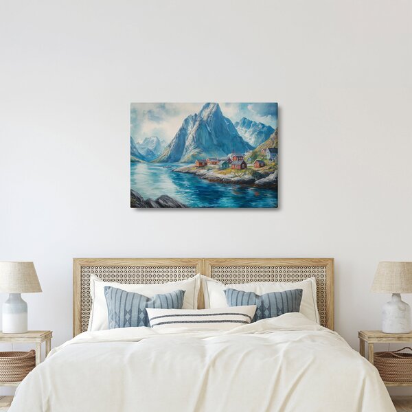 Tablou - Sat norvegian (70x50 cm)