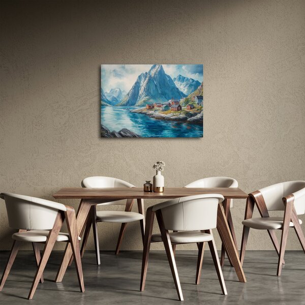 Tablou - Sat norvegian (70x50 cm)
