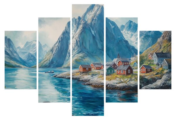 Tablou - Sat norvegian (150x105 cm)