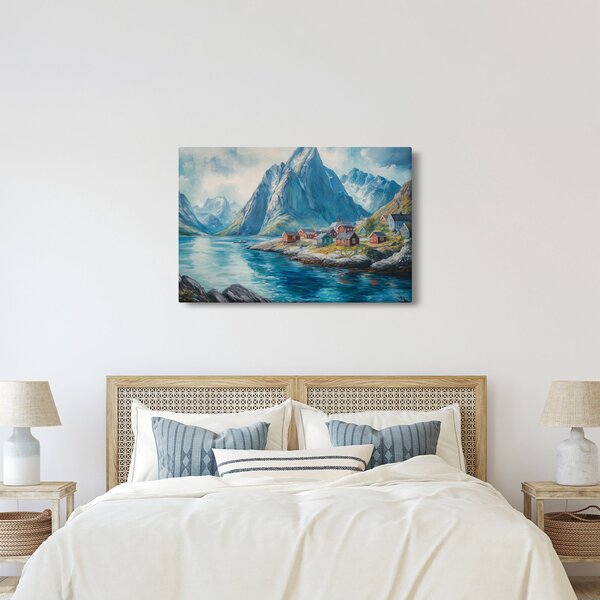 Tablou - Sat norvegian (90x60 cm)