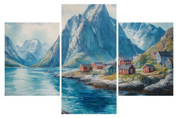 Tablou - Sat norvegian (90x60 cm)