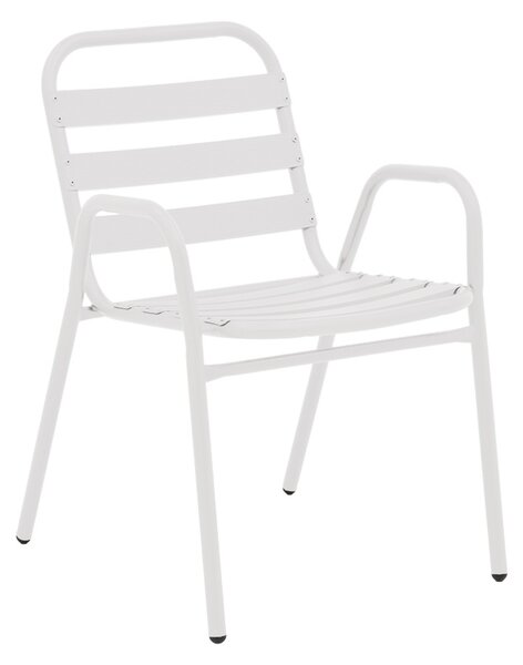 Fotoliu de Gradina Model Sussie, Alb, 45x62x76 cm