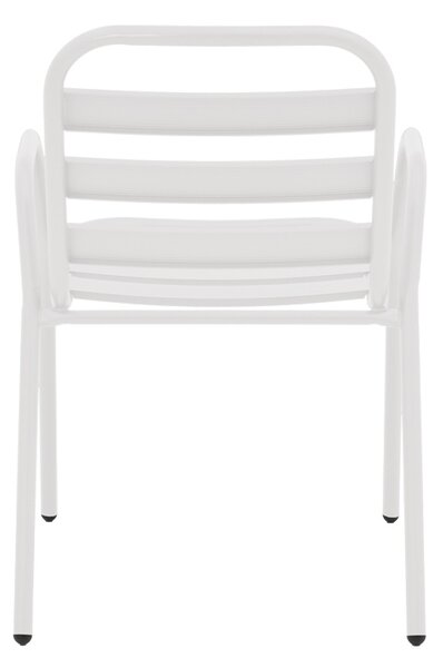 Fotoliu de Gradina Model Sussie, Alb, 45x62x76 cm