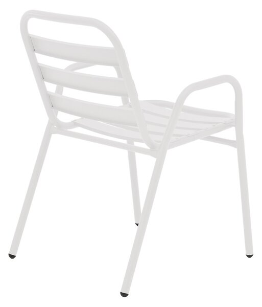 Fotoliu de Gradina Model Sussie, Alb, 45x62x76 cm
