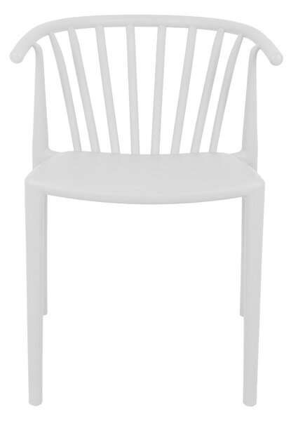 Scaun de Gradina Model Zelma, Alb, 55x53x73 cm