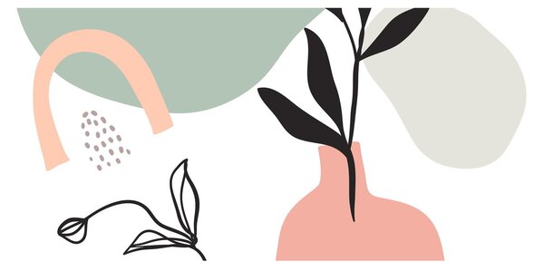 Tablou - Flori într-o vază N⁰3 (120x50 cm)