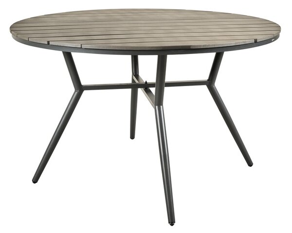 Set masa si scaune Appa-Moly, Pako World, 5 piese, Antracit, 120x120x74 cm