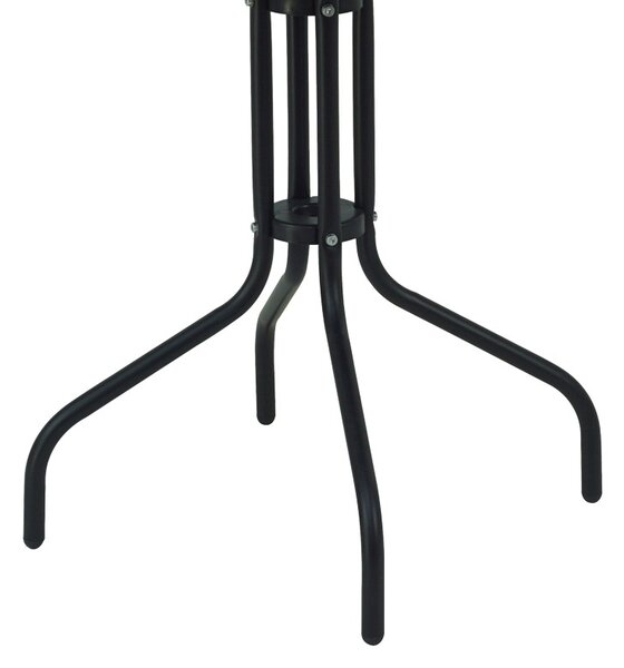 Masa dining Vergo-Sussie, Pako World, Metal , Negru, 60x60x70 cm