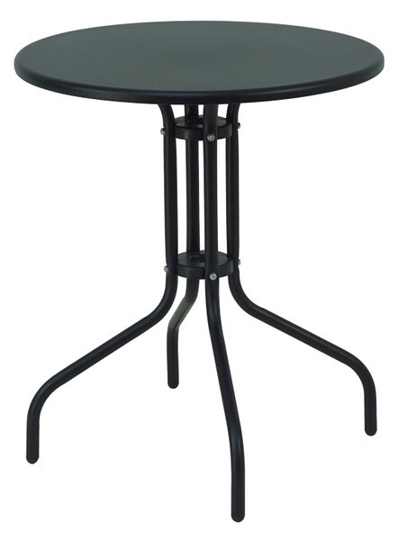 Masa dining Vergo-Sussie, Pako World, Metal , Negru, 60x60x70 cm