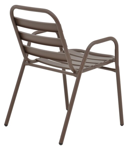 Set masă și scaune de exterior, 3 Piese, Model Watson-Sussie, Maro, 60x60x70 cm