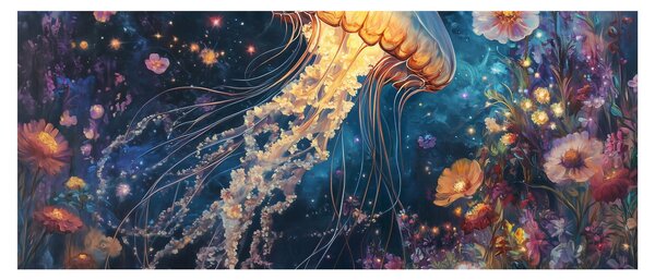Tablou - Meduză magică (120x50 cm)
