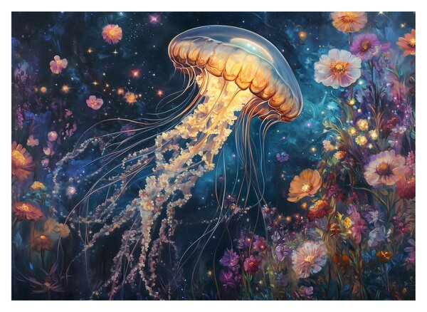 Tablou - Meduză magică (70x50 cm)