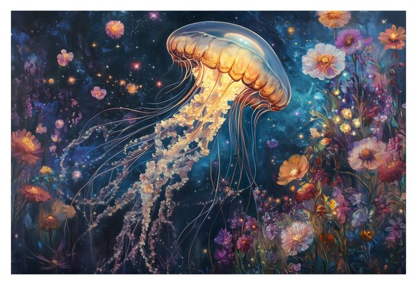 Tablou - Meduză magică (90x60 cm)