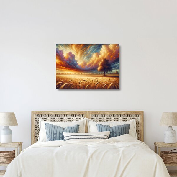 Tablou – Arbore pe câmp (70x50 cm)