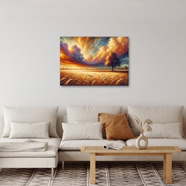 Tablou – Arbore pe câmp (70x50 cm)