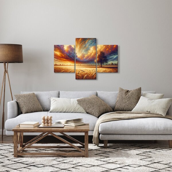 Tablou – Arbore pe câmp (90x60 cm)