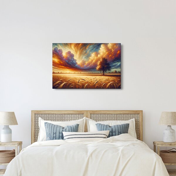 Tablou – Arbore pe câmp (90x60 cm)