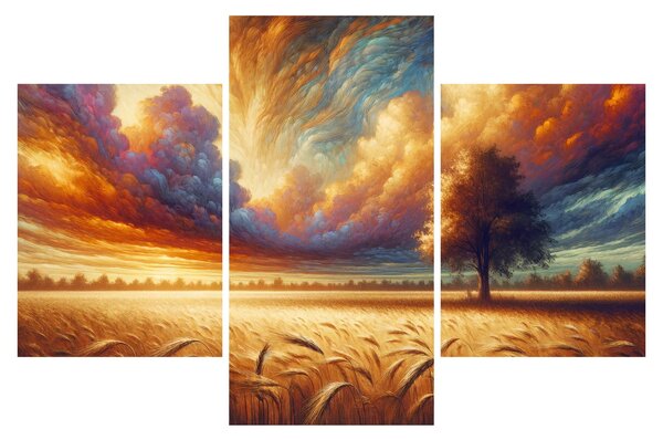 Tablou – Arbore pe câmp (90x60 cm)
