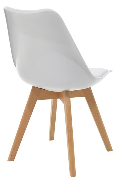 Set dining Gaston-Balou I, Pako World, Aspect marmura, Alb, 120x75 cm