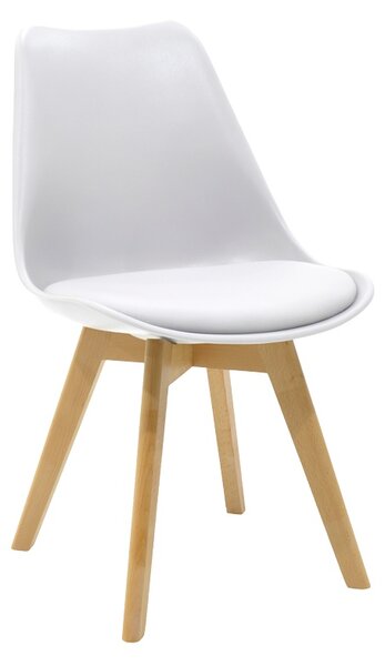 Set dining Gaston-Balou I, Pako World, Aspect marmura, Alb, 120x75 cm