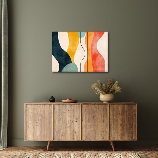 Tablou - Ilustrație colorată minimalistă II. (70x50 cm)