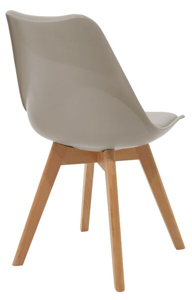 Set masa si scaune 3 buc Natali-Gaston Pako World Alb 80x80x76 cm