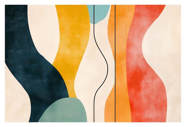 Tablou - Ilustrație colorată minimalistă II. (90x60 cm)