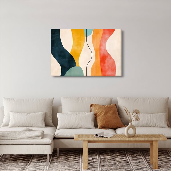 Tablou - Ilustrație colorată minimalistă II. (90x60 cm)