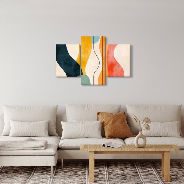Tablou - Ilustrație colorată minimalistă II. (90x60 cm)