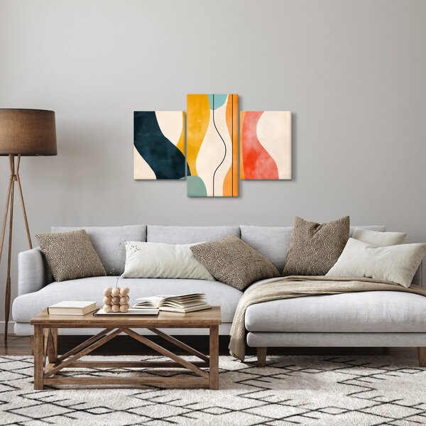 Tablou - Ilustrație colorată minimalistă II. (90x60 cm)