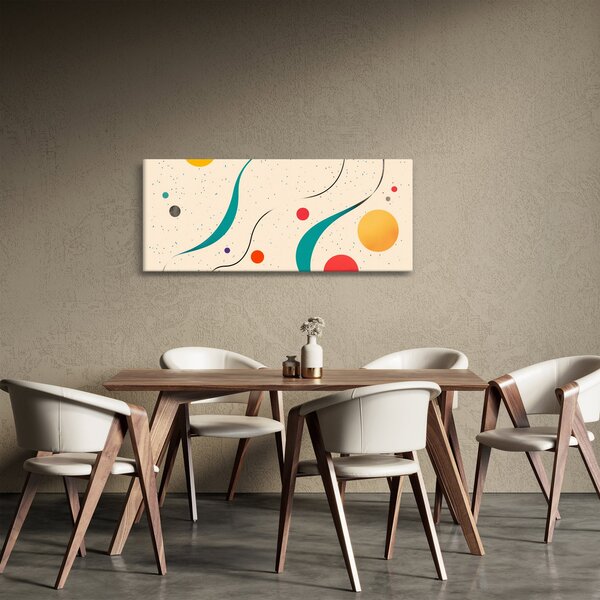 Tablou - Ilustrație colorată minimalistă (120x50 cm)