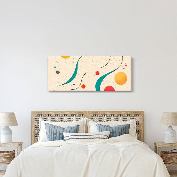 Tablou - Ilustrație colorată minimalistă (120x50 cm)