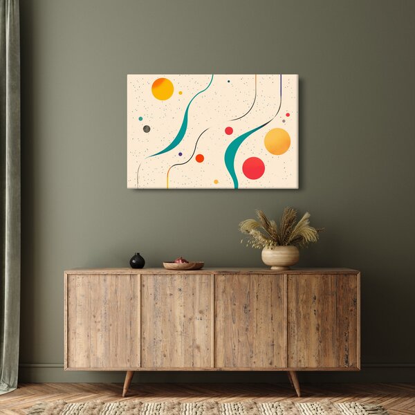 Tablou - Ilustrație colorată minimalistă (90x60 cm)
