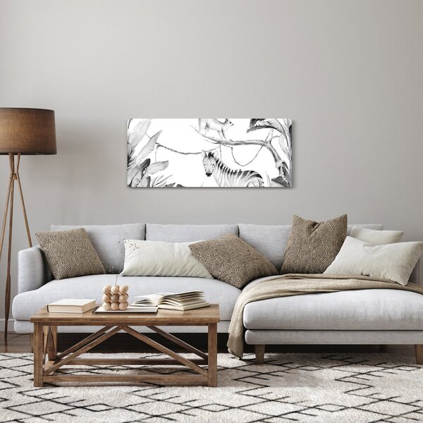 Tablou - Acuarelă Jungla (120x50 cm)