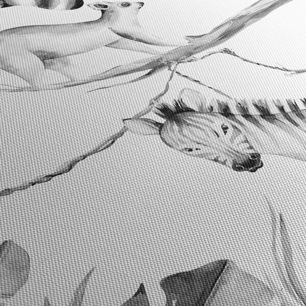Tablou - Acuarelă Jungla (120x50 cm)