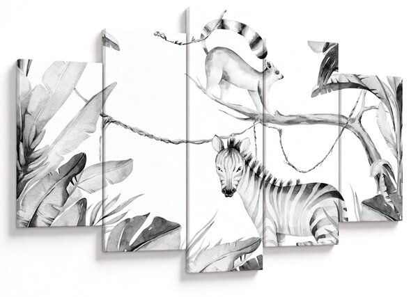 Tablou - Acuarelă Jungla (150x105 cm)