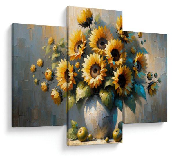 Tablou – Vază cu floarea-soarelui (90x60 cm)