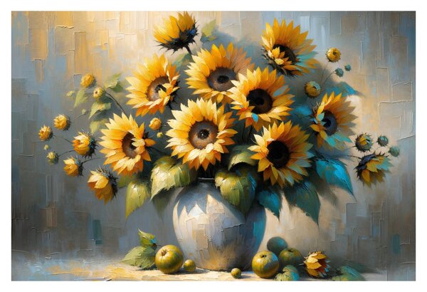 Tablou – Vază cu floarea-soarelui (90x60 cm)