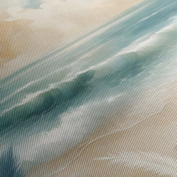 Tablou – Plajă pictată în culori delicate (150x105 cm)