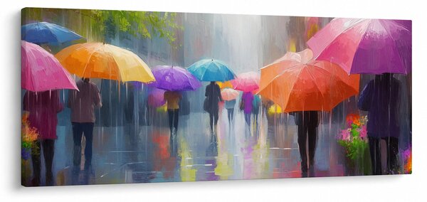 Tablou - Zi ploioasă (120x50 cm)