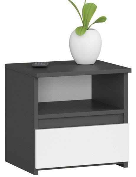 Noptieră Cincuenta (grafit + alb). Promo -11%. 1117470