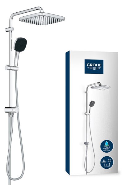 Grohe Vitalio Comfort set de duș perete cu duș de ploaie StarLight Chrome 26698001