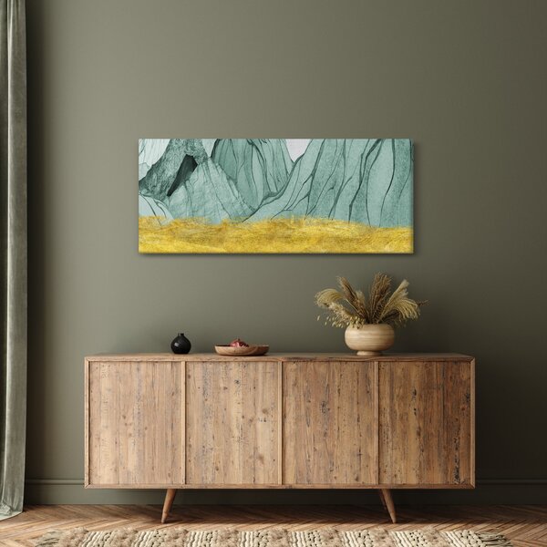 Tablou - Munții Smarald N⁰1 (120x50 cm)